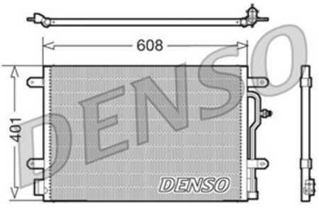 Kondensor, klimatanläggning, audi a4 b6, a4 b6 avant, a4 b6 cabriolet, a6 c5, a6 c5 avant, allroad c5, 8E0260403B