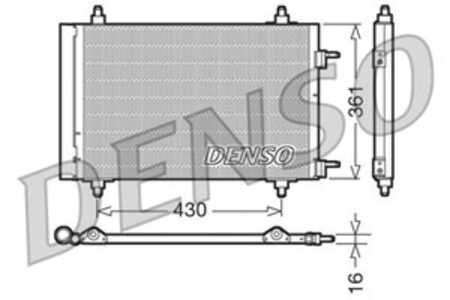 Kondensor, klimatanläggning, citroën,peugeot, 6455CY, 6455GK, 6455HL, 9650545980, 9650631680, 9680545980