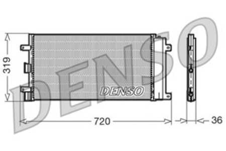 Kondensor, klimatanläggning, fiat doblo minibus,  minivan, doblo skåp/stor limousine, 46417426, 51758873, 51801843