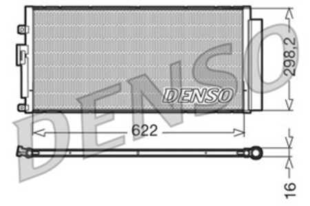 Kondensor, klimatanläggning, abarth 500 / 595 / 695, 500c / 595c / 695c, 51819064, 51932163