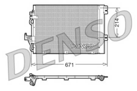 Kondensor, klimatanläggning, opel,vauxhall, 13129192, 1850096, 93178958