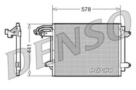 Kondensor, klimatanläggning, vw caddy minibus,  minivan iii, caddy skåp/stor limousine iii, golf plus v, touran, 1T0820411A, 1T