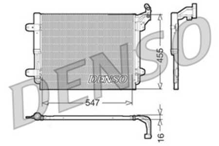 Kondensor, klimatanläggning, vw tiguan, 5N0820411C, 5N0820411D, 5N0820411E