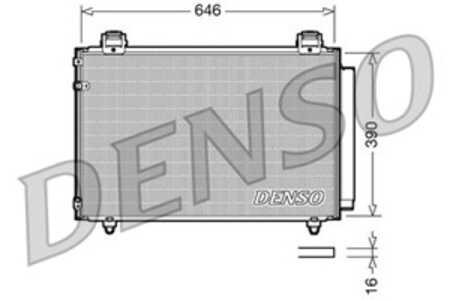 Kondensor, klimatanläggning, toyota avensis, avensis kombi, avensis sedan, 8450005100, 8450005120, 8450005121, 8845005100, 8845