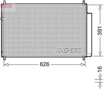 Kondensor, klimatanläggning, toyota auris, auris kombi, avensis kombi, avensis sedan, corolla sedan, verso, 8845002280, 8845012