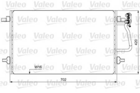 Kondensor, klimatanläggning, audi a8 d2, 4D0260401A