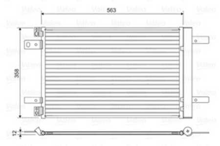 Kondensor, klimatanläggning, citroën,ds,opel,peugeot,vauxhall, 3552498, 3644520, 9673629780, 9816746580