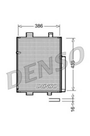 Kondensor, klimatanläggning, daihatsu materia, 88450B1050