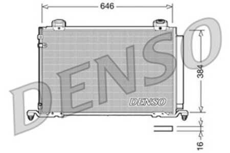 Kondensor, klimatanläggning, toyota avensis, avensis kombi, avensis sedan, 8845005120