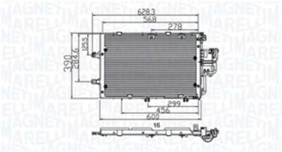 Kondensor, klimatanläggning, opel combo skåp/stor limousine, combo tour, corsa c, corsa c skåp/halvkombi, vauxhall corsa mk ii,