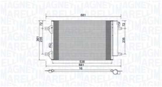 Kondensor, klimatanläggning, ford galaxy i, seat alhambra, vw sharan, 1108838, 1145777, 1253753, 1317045, 1350454, 1418700, 7M3