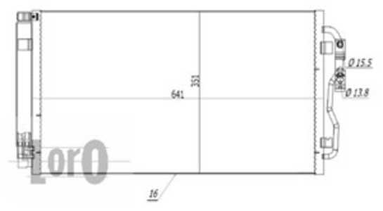 Kondensor, klimatanläggning, bmw, 64504270545, 64509218121, 64509288940, 64509335362, 9218121, 9288940