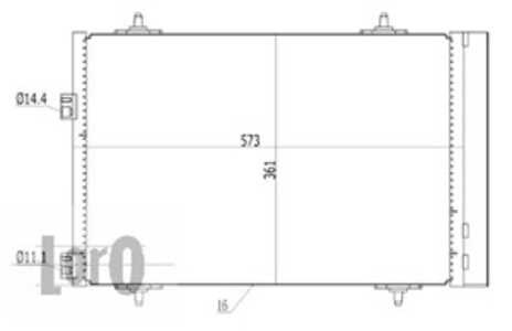 Kondensor, klimatanläggning, citroën c5 iii, c5 break iii, peugeot 508 i, 508 sw i, 6455JA, 6455JC, 9684993080, 9686085780