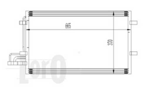 Kondensor, klimatanläggning, ford c-max, focus ii, focus cabriolet ii, focus c-max, focus sedan ii, focus turnier ii, 1234248, 