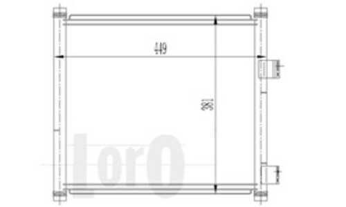 Kondensor, klimatanläggning, ford ka, street ka, 1026928, 1042334, 1056494, 1061104, 1091367, 1093435, 1113537, 1130200, 113020