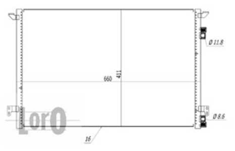 Kondensor, klimatanläggning, opel signum halvkombi, vectra c, vectra c gts, vectra c kombi, 1850083