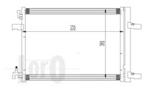 Kondensor, klimatanläggning, chevrolet,opel, 13267648, 13377762, 1850136, 1850219