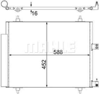 Kondensor, klimatanläggning, citroën,fiat,lancia,peugeot, 1489398080, 6455AP