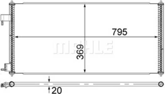 Kondensor, klimatanläggning, ford tourneo connect, transit connect, 2T1H19710AB, 2T1H19710AC, 4367057, 4488406