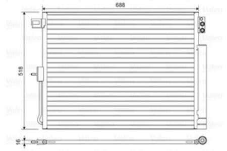 Kondensor, klimatanläggning, jeep grand cherokee iv, 5181982AA, 5503 8003AE, 5503 8003AG, 55038003AE, 55038003AF, 55038003AG