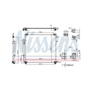 Kondensor, klimatanläggning, land rover, LR100570, LR142436