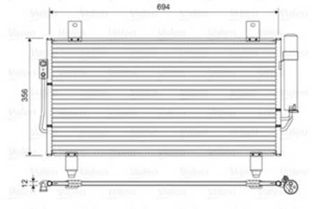 Kondensor, klimatanläggning, mitsubishi outlander iii, outlander van iii, 7812A218, 7812A220, 7812A394