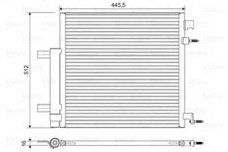 Kondensor, klimatanläggning, chevrolet spark, 42366121, 42422272, 94554553, 95326120, 95326121, 95395383, 95395384, 95480135, 9