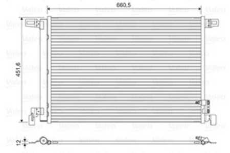 Kondensor, klimatanläggning, audi a6 allroad c8, a7 sportback, a8 d5, q7, q8, vw touareg, 4M0 816 421 B, 4M0816421B