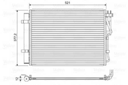 Kondensor, klimatanläggning, hyundai ix20, kia venga, venga hatchback van, 976061P200, 97606-1P200