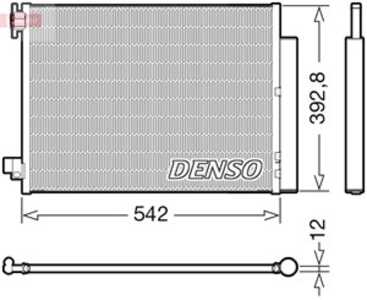 Kondensor, klimatanläggning, dacia,renault, 8660003626, 8660003630, 921001908R, 921006454R, 921006843R