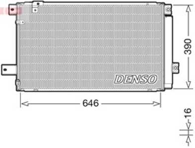 Kondensor, klimatanläggning, toyota avensis, avensis kombi, avensis sedan, 8845005170