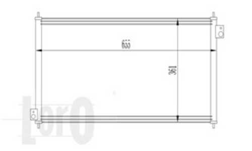 Kondensor, klimatanläggning, honda accord coupé vi, 80100S84A00, 80110S84A00