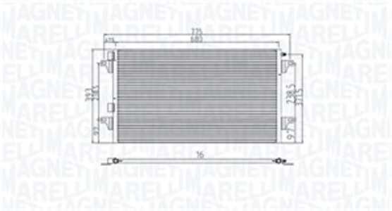 Kondensor, klimatanläggning, renault laguna ii, laguna grandtour ii, vel satis, 8200008763, 8200152728