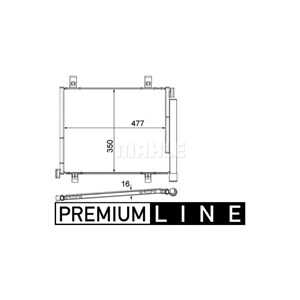 Kondensor, klimatanläggning, seat mii, skoda citigo, e-citigo, vw load up, polo v, up!, 1S0 820 411 B, 1S0 820 411 F, 1S0 820 4