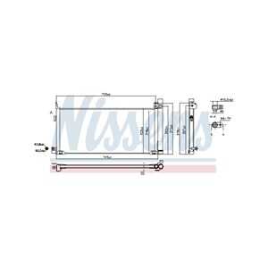 Kondensor, klimatanläggning, toyota rav 4 v, rav 4 van v, 884A042040