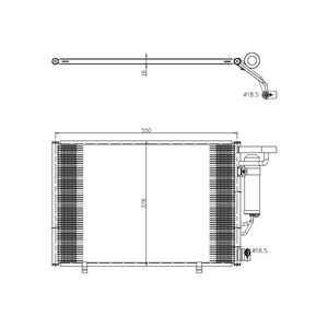 Kondensor, klimatanläggning, ford, 1834039, ET7119710BA