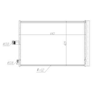 Kondensor, klimatanläggning, mercedes-benz, 0995000354, 0995000654, A0995000354, A0995000654