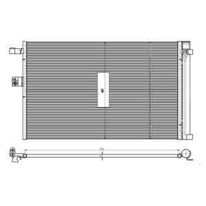 Kondensor, klimatanläggning, bmw x3 [g01, f97], x3 van [g01], x4 [g02, f98], x5 [g05, f95], x5 van [g05], x6 [g06, f96], x7 [g0