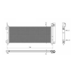 Kondensor, klimatanläggning, toyota rav 4 iv, 8846042150