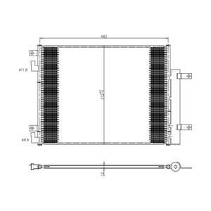 Kondensor, klimatanläggning, opel karl, vauxhall viva, 1850741, 95437449