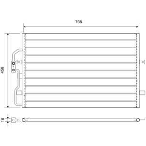 Kondensor, klimatanläggning, citroën,fiat,lancia,peugeot, 1474080080, 1486721080, 6455Q6, 6455-Q6, 6455Y3, 6455-Y3