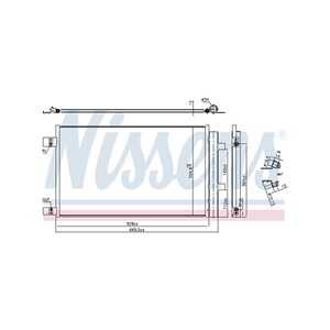 Kondensor, klimatanläggning, nissan,renault, 921004575R, 9211000Q0C