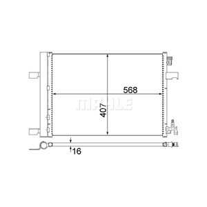 Kondensor, klimatanläggning, chevrolet,opel,vauxhall, 13 37 7762, 13267648, 13377762, 18 50 136, 18 50 219, 1850136, 1850219, 1