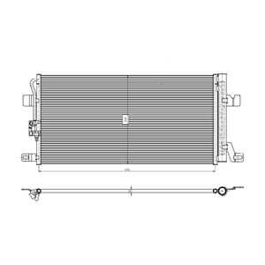 Kondensor, klimatanläggning, audi q5, q5 sportback, q5 van, 80A816411, 80A816411M, 80A816411N