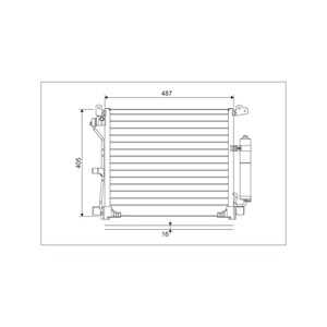 Kondensor, klimatanläggning, nissan juke, 921001FE0B, 92100-1FE0B, 92100BA62A, 92100-BA62A