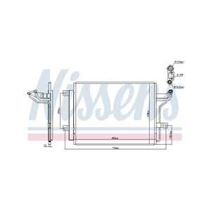 Kondensor, klimatanläggning, mazda 3 halvkombi, 3 sedan, cx-30, BDGF61480, BDGF61480A, BDTS61480, BDTS61480A, BDTS61480B