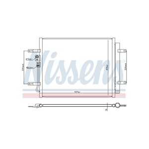 Kondensor, klimatanläggning, hyundai ioniq, 97606G7000