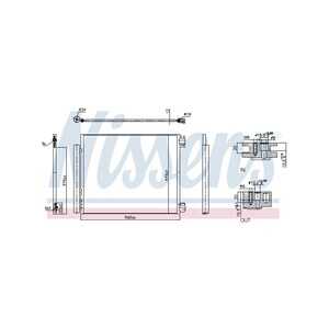 Kondensor, klimatanläggning, renault megane sedan iv, 921002969R