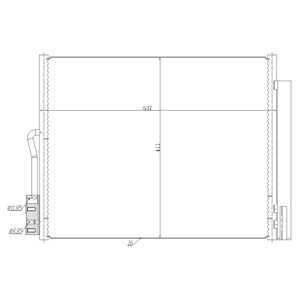 Kondensor, klimatanläggning, opel meriva b minibus,  minivan, meriva b van, vauxhall meriva mk ii, 13361820, 1850355, 39032301