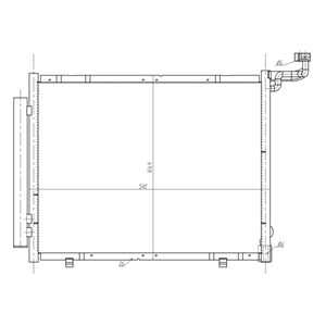 Kondensor, klimatanläggning, ford, 2113906, H1BH19710AB